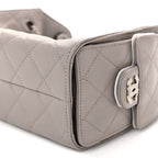Caviar Quilted Mini Chanel 25 Handbag Dark Grey