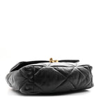 Lambskin Quilted Medium Chanel 19 Flap Black