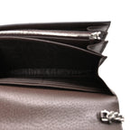 Monogram Jumbo GG Textured Dollar Calfskin Mini Dionysus Chain Wallet Camel Ebony New Acero
