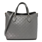 Guccissima Linea A Foldover Tote Storm Grey