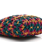 Calfskin Macrame Mini Chanel 22  Green Purple Yellow