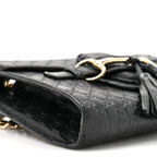 Microguccissima Mini Emily Chain Shoulder Bag Black