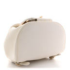 Caviar Quilted Mini Business Affinity Backpack White