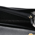 Dollar Calfskin GG Supreme Monogram Petite GG Marmont Wallet Chain Bag Black Beige Ebony