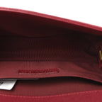 Caviar Quilted Medium Boy Flap Burgundy