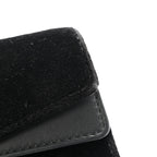 Velvet Super Mini Dionysus Shoulder Bag Black