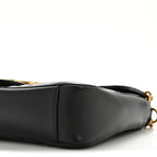 Calfskin Matelasse Medium GG Marmont Shoulder Bag Black