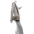 GG Supreme Monogram Web Neo Vintage Shoulder Bag Beige New Acero Crop
