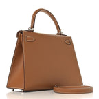 Madame Calfskin Kelly Sellier 28 Gold