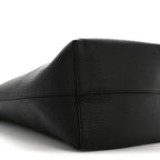 Grained Calfskin Medium N/S Park Tote Black