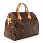 Monogram Perforated Speedy 30 Orange