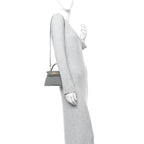 Madame Calfskin Mini Kelly Sellier 20 Gris Meyer