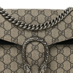 GG Supreme Monogram Small Dionysus Shoulder Bag Black