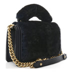 Orylag Medium Boy Top Handle Flap Navy