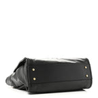Calfskin Small Deauville Tote Black