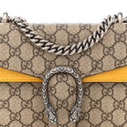 GG Supreme Monogram Mini Dionysus Shoulder Bag Yellow