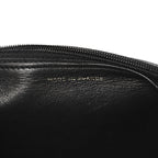 Lambskin Chevron Boy Wallet On Chain WOC Black
