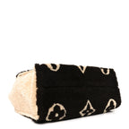 Shearling Monogram Giant Teddy Onthego GM Black White
