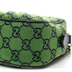 Monogram Multicolor Matelasse Diagonal Small GG Marmont Chain Shoulder Bag Green Blue