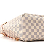 Damier Azur Neo Neverfull MM Rose Ballerine