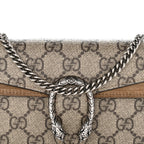 GG Supreme Monogram Super Mini Dionysus Shoulder Bag Taupe