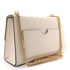 Guccissima Medium Padlock Shoulder Bag Mystic White