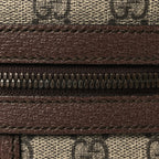 GG Supreme Monogram Web Small Ophidia Messenger Bag Brown