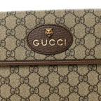 GG Supreme Monogram Neo Vintage Web Belt Bag Brown