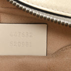 Calfskin Matelasse Small GG Marmont Chain Shoulder Bag White