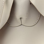 Calfskin Bunny Pouch Crossbody Bag Ghost
