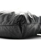Shiny Calfskin Quilted Small Chanel 22 Black