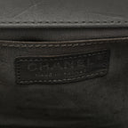 Lambskin Chevron Quilted Medium Boy Flap Grey