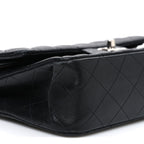 Lambskin Quilted Small Double Flap Black
