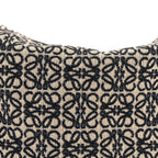 Jacquard Anagram Calfskin Small Cubi Bag Navy Black