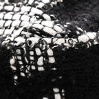 Tweed Quilted Maxi Chanel 19 Flap Black White
