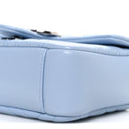 Lambskin Matelasse Small GG Marmont Shoulder Bag Light Blue