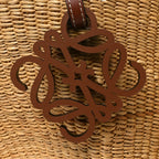 Calfskin Raffia Paulas Ibiza Small Shell Basket Tote Bag Natural Tan
