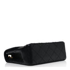 Caviar Quilted Mini Square Flap Black