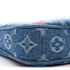 LV X TM Monogram Denim Cerises Pochette Accessories Blue