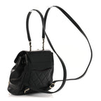 Caviar Quilted Mini Business Affinity Backpack Black