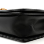 Calfskin Quilted New Medium Boy Flap Black