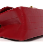 Aged Calfskin Chevron Quilted 2.55 Reissue Mini Flap Dark Red