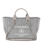 Mixed Fibers Small Deauville Tote Grey