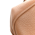 Pebbled Calfskin Small Soho Disco Bag Camelia