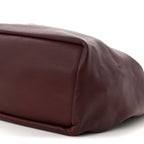 Buttery Nappa Lambskin Medium Squeeze Bag Dark Burgundy