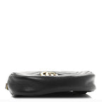 Calfskin Matelasse GG Marmont Belt Bag 95 38 Black
