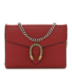Calfskin Mini Dionysus Chain Wallet Hibiscus Red