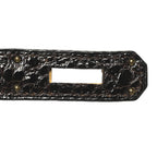 Shiny Alligator Kelly Sellier 32 Havane