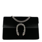 Suede Super Mini Dionysus Shoulder Bag Black