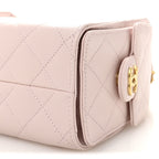 Caviar Quilted Mini Chanel 25 Handbag Light Pink